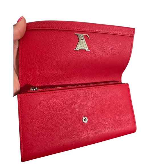 Louis Vuitton Portefeuille Lockme Long Leather Wallet, box and dust bag - Picture 6 of 13